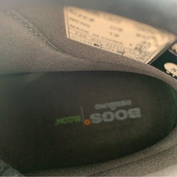 NWB Bogs Men's Classic Casual Lace Leather brown Boots size 12 rubber 2621 - Picture 5 of 10